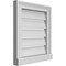 Ekena Millwork Vertical Surface Mount PVC Gable Vent: Functional, w/ 2"W x 2"P Brickmould Sill Frame, 16"W x 18"H GVPVE16X1803SF - alternate 2